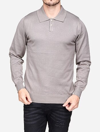 Maglione elegante con collo a polo - Frilivin
