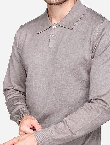Maglione elegante con collo a polo - Frilivin