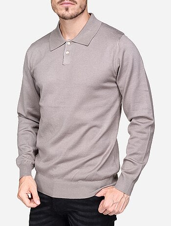 Maglione elegante con collo a polo - Frilivin