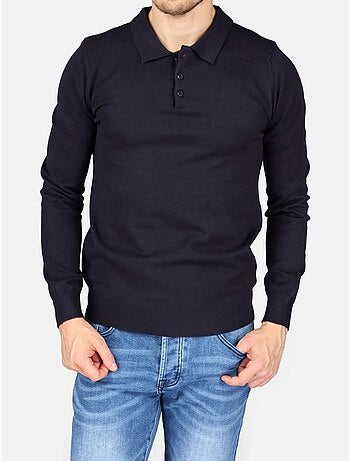 Maglione elegante con collo a polo - Kenzarro