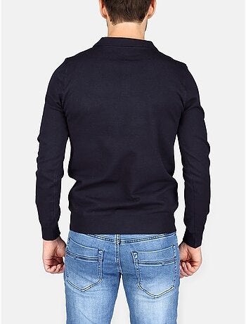 Maglione elegante con collo a polo - Kenzarro