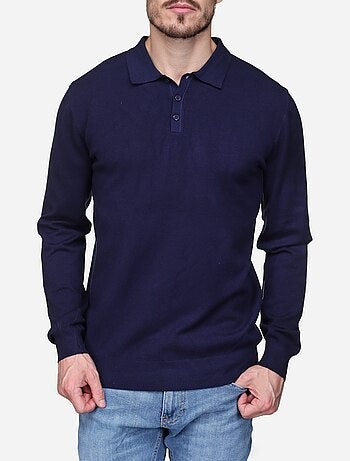 Maglione elegante con collo a polo - Kenzarro