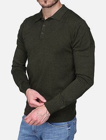 Maglione elegante con collo a polo - Kenzarro