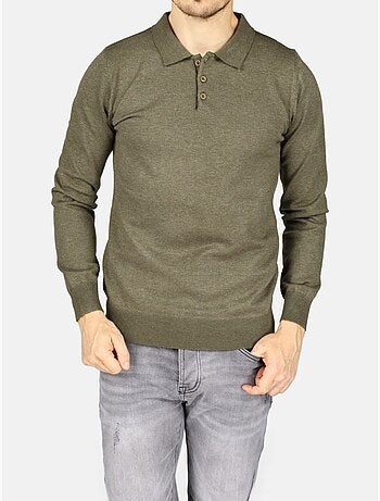 Maglione elegante con collo a polo - Kenzarro
