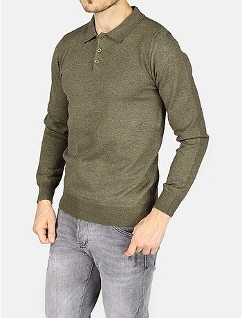 Maglione elegante con collo a polo - Kenzarro