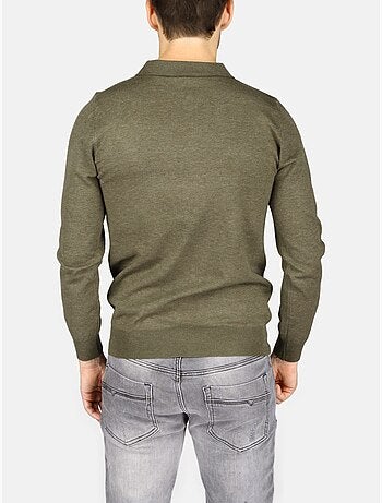 Maglione elegante con collo a polo - Kenzarro