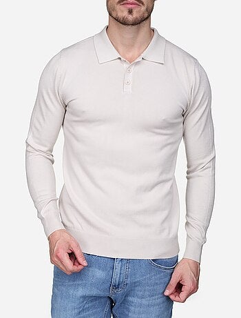 Maglione elegante con collo a polo - Kenzarro