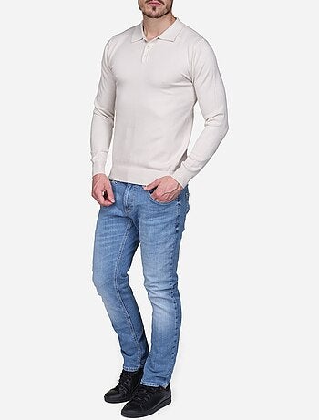 Maglione elegante con collo a polo - Kenzarro