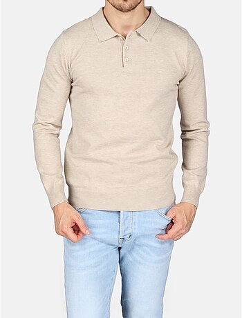 Maglione elegante con collo a polo - Kenzarro