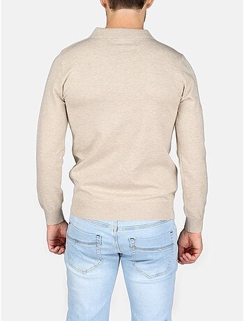 Maglione elegante con collo a polo - Kenzarro