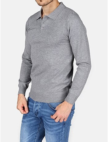 Maglione elegante con collo a polo - Kenzarro