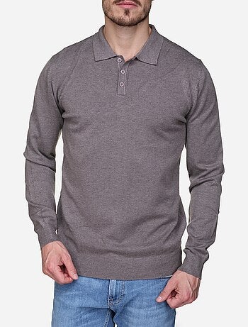 Maglione elegante con collo a polo - Kenzarro