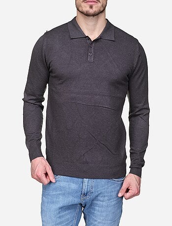 Maglione elegante con collo a polo - Kenzarro