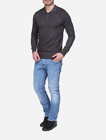 Maglione elegante con collo a polo - Kenzarro