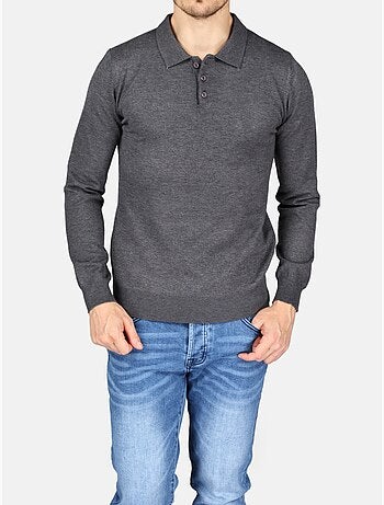 Maglione elegante con collo a polo - Kenzarro