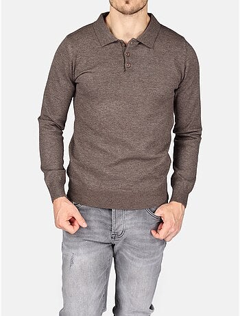 Maglione elegante con collo a polo - Kenzarro