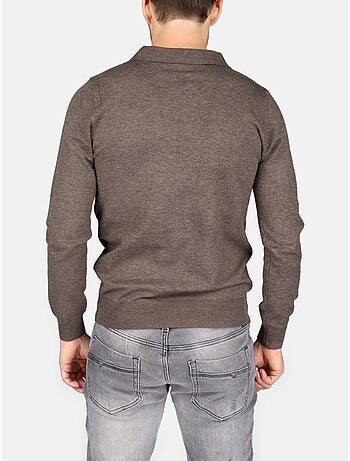 Maglione elegante con collo a polo - Kenzarro