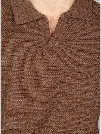 Maglione elegante con collo a polo - Kenzarro