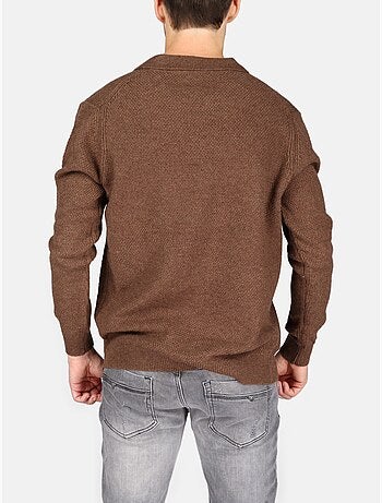 Maglione elegante con collo a polo - Kenzarro