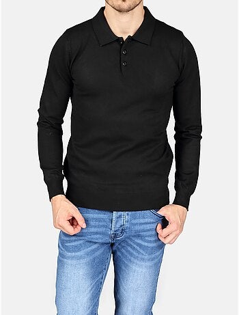 Maglione elegante con collo a polo - Kenzarro