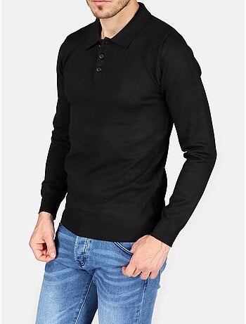 Maglione elegante con collo a polo - Kenzarro
