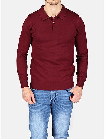 Maglione elegante con collo a polo - Kenzarro