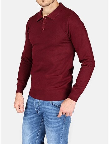 Maglione elegante con collo a polo - Kenzarro