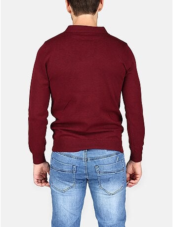 Maglione elegante con collo a polo - Kenzarro