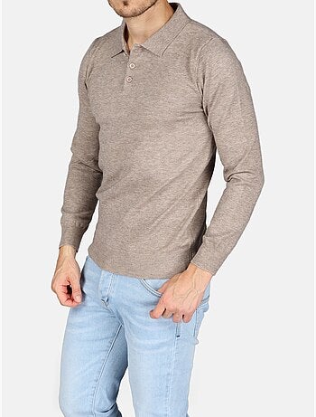 Maglione elegante con collo a polo - Kenzarro