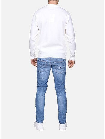 Maglione elegante con collo a polo e zip - Frilivin