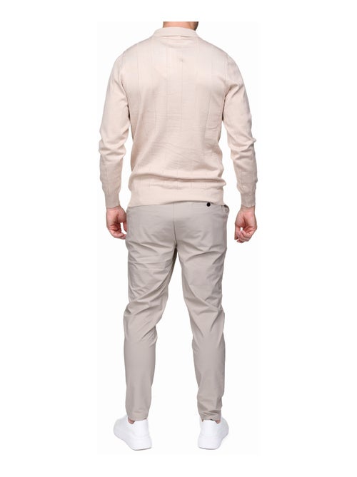 Maglione elegante con collo a polo e zip - Frilivin - Kiabi Maglione elegante con collo a polo e zip - Frilivin - Kiabi