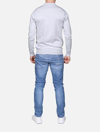 Maglione elegante con collo a polo e zip - Frilivin