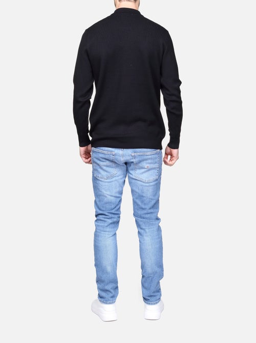 Maglione elegante con collo a polo e zip - Frilivin - Kiabi Maglione elegante con collo a polo e zip - Frilivin - Kiabi