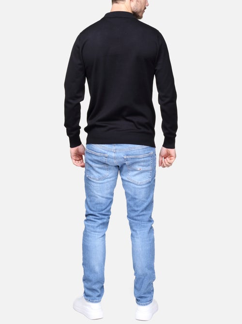 Maglione elegante con collo a polo e zip - Frilivin - Kiabi Maglione elegante con collo a polo e zip - Frilivin - Kiabi