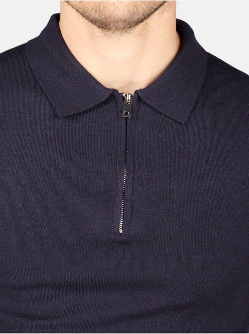 Maglione elegante con collo a polo e zip - Kenzarro - Kiabi Maglione elegante con collo a polo e zip - Kenzarro - Kiabi