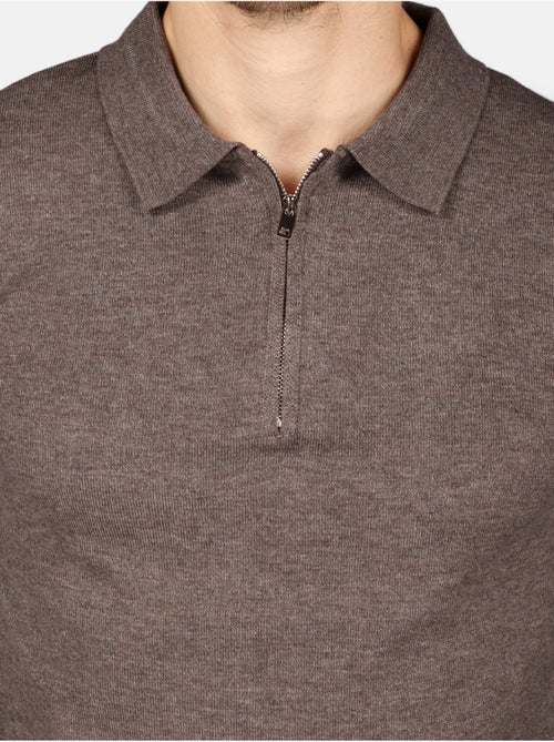 Maglione elegante con collo a polo e zip - Kenzarro - Kiabi Maglione elegante con collo a polo e zip - Kenzarro - Kiabi
