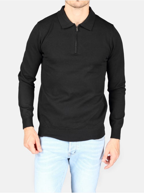 Maglione elegante con collo a polo e zip - Kenzarro - Kiabi Maglione elegante con collo a polo e zip - Kenzarro - Kiabi