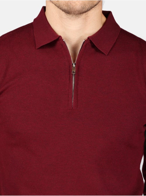 Maglione elegante con collo a polo e zip - Kenzarro - Kiabi Maglione elegante con collo a polo e zip - Kenzarro - Kiabi