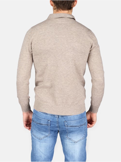 Maglione elegante con collo a polo e zip - Kenzarro - Kiabi Maglione elegante con collo a polo e zip - Kenzarro - Kiabi