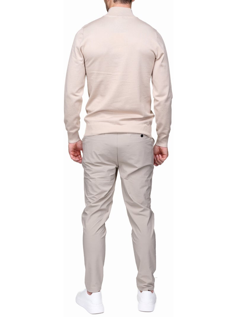 Maglione elegante con collo alla camionista - Frilivin Albicocca - Kiabi