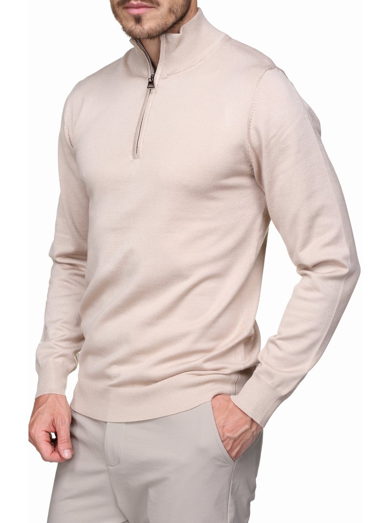 Maglione elegante con collo alla camionista - Frilivin Albicocca - Kiabi