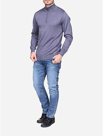 Maglione elegante con collo alla camionista - Frilivin