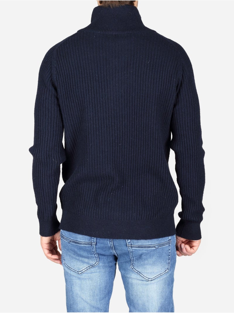 Maglione elegante con collo alto - kenzarro Blu scuro - Kiabi