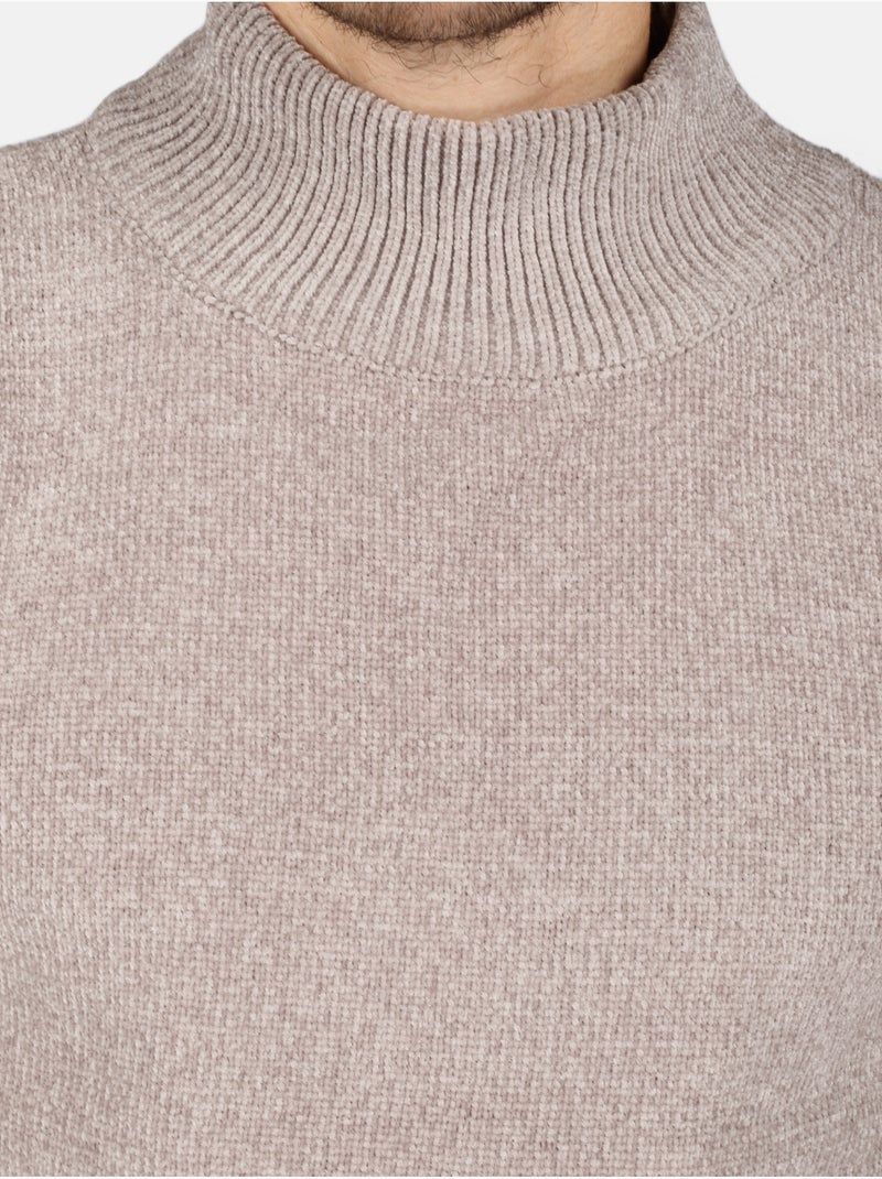 Maglione elegante con collo alto - Kenzarro Grigio chiaro - Kiabi