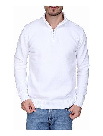 Maglione elegante con collo alto e cerniera - Kenzarro