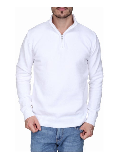 Maglione elegante con collo alto e cerniera - Kenzarro - Kiabi Maglione elegante con collo alto e cerniera - Kenzarro - Kiabi