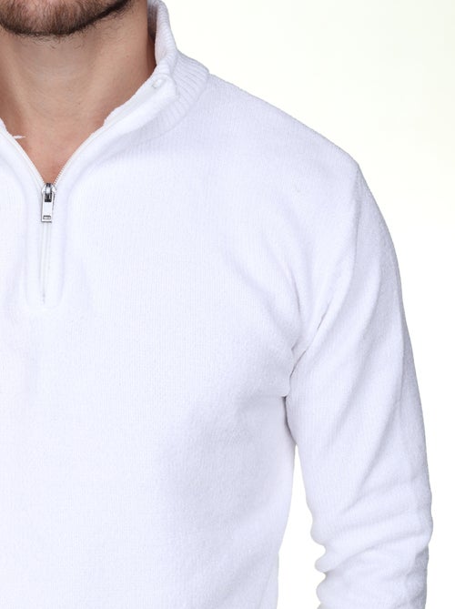 Maglione elegante con collo alto e cerniera - Kenzarro - Kiabi Maglione elegante con collo alto e cerniera - Kenzarro - Kiabi