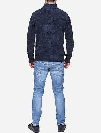 Maglione elegante con collo alto e cerniera - Kenzarro