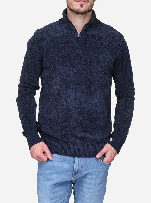 Maglione elegante con collo alto e cerniera - Kenzarro - Kiabi Maglione elegante con collo alto e cerniera - Kenzarro - Kiabi