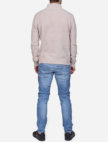 Maglione elegante con collo alto e cerniera - Kenzarro